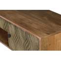Mueble TV Madera Mango Detalles en Bronce Repujado Adiasn