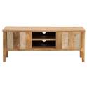 Mueble TV Madera Mango Gris Decape Natural Serie Atrade