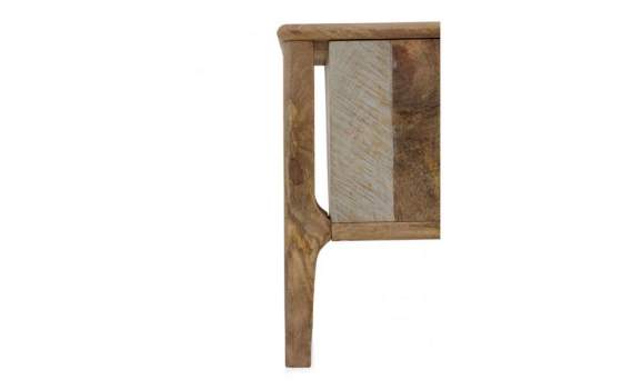 Mueble TV Madera Mango Gris Decape Natural Serie Atrade