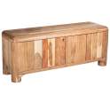 Mueble TV Madera Acacia Natural - Serie Anzar