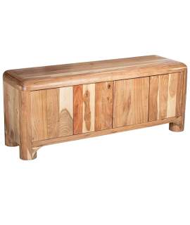 Mueble TV Madera Acacia Natural - Serie Anzar
