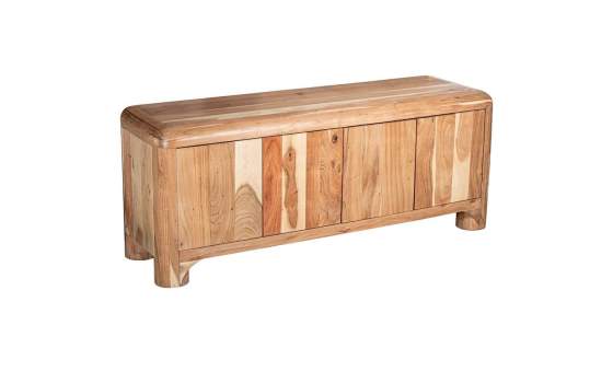 Mueble TV Madera Acacia Natural - Serie Anzar