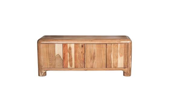 Mueble TV Madera Acacia Natural - Serie Anzar