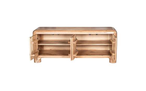 Mueble TV Madera Acacia Natural - Serie Anzar