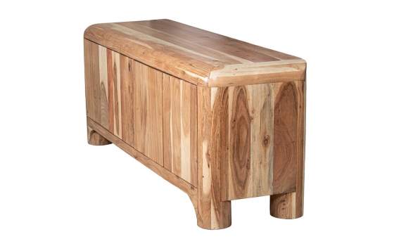 Mueble TV Madera Acacia Natural - Serie Anzar