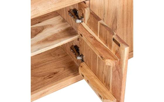 Mueble TV Madera Acacia Natural - Serie Anzar