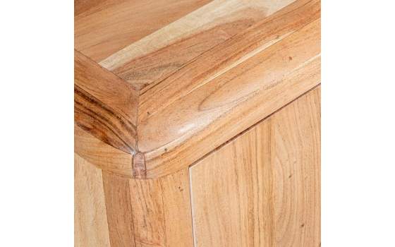 Mueble TV Madera Acacia Natural - Serie Anzar