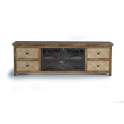 Mueble TV Madera Metal 2 Puertas Serie Arnizo
