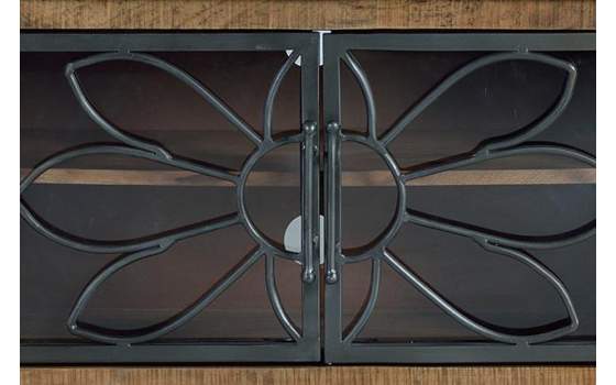 Mueble TV Madera Metal 2 Puertas Serie Arnizo