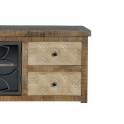 Mueble TV Madera Metal 2 Puertas Serie Arnizo