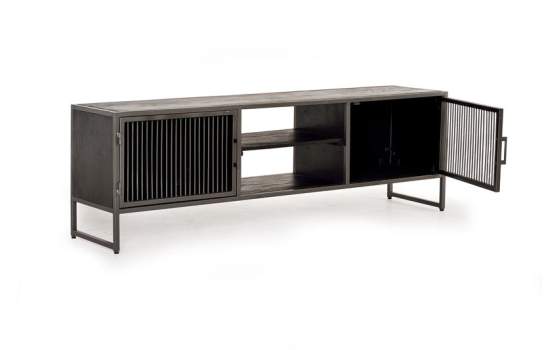 Mueble TV Madera Metal Estilo Industrial Serie Addari