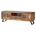 Mueble TV Madera Reciclada Colores Descapados Serie Abrian