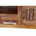 Mueble TV Madera Reciclada Colores Descapados Serie Abrian