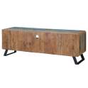 Mueble TV Madera Reciclada Colores Descapados Serie Abrian