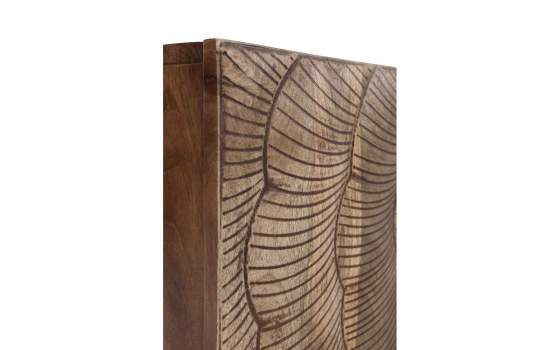 Mueble TV Madera Tallada en Flor 2 Puertas 2 Cajones Aguirrea