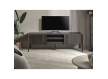 Mueble TV Moderno 2 Puertas 2 Estantes Color Wengue Alvero