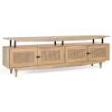 Mueble TV Moderno 4 Puertas Rejilla Ratan Serie Arcolat