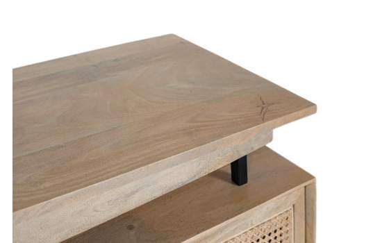 Mueble TV Moderno 4 Puertas Rejilla Ratan Serie Arcolat