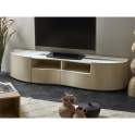 Mueble TV Moderno Madera Mango y Marmol Serie Ishat Mueble TV Moderno Madera Mango y Marmol Serie Ishat