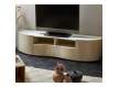 Mueble TV Moderno Madera Mango y Marmol Serie Ishat