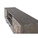 Mueble TV Oriental 2 Puertas Gris Decape Serie Adlerspa