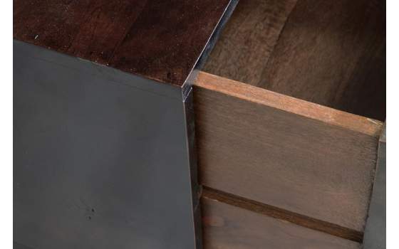 Mueble TV Oriental Etnico 3 Cajones Serie Jeroglifico