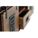 Mueble TV Pequeño Puertas Correderas Cajon Industrial Aibiri