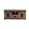 Mueble TV Pequeño Puertas Correderas Cajon Industrial Aibiri