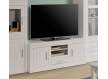 Mueble TV Pino Macizo Blanco 2 Puertas 1 Cajon Serie Aranys