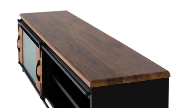 Mueble TV Puertas Correderas Estilo Industrial Actual Anacar