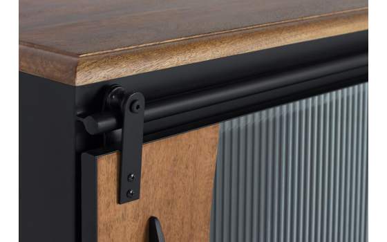 Mueble TV Puertas Correderas Estilo Industrial Actual Anacar