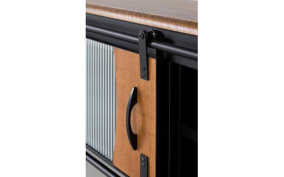Mueble TV Puertas Correderas Estilo Industrial Actual Anacar
