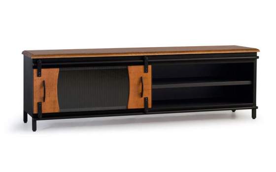 Mueble TV Puertas Correderas Estilo Industrial Actual Anacar