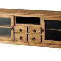 Mueble TV Rustico 4 Cajones 2 Puertas en Pino Macizo