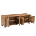 Mueble TV Rustico 4 Puertas Cantos Redondos 170 cm Albon