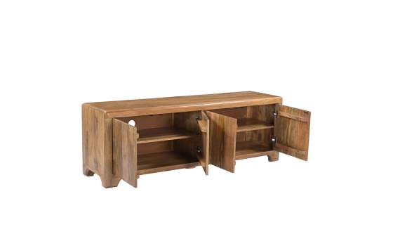 Mueble TV Rustico 4 Puertas Cantos Redondos 170 cm Albon