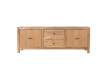 Mueble TV Rustico Madera Mindi 4 Puertas 2 Cajones Serie Apelby