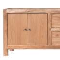 Mueble TV Rustico Madera Mindi 4 Puertas 2 Cajones Serie Apelby