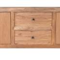 Mueble TV Rustico Madera Mindi 4 Puertas 2 Cajones Serie Apelby