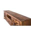 Mueble TV Rustico Madera Reciclada 4 Puertas 1 Cajon Aisne