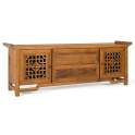 Mueble TV Tallado Estilo Oriental 2 Puertas Serie Ascanio