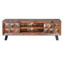 Mueble TV Vintage Colores Desgastados Serie Diamante Mueble TV Vintage Colores Desgastados Serie Diamante