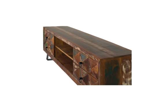 Mueble TV Vintage Colores Desgastados Serie Diamante