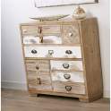 Mueble Zapatero 2 Puertas Abatibles Talladas Serie Ancosta