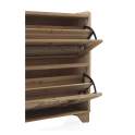 Mueble Zapatero 2 Puertas Abatibles Talladas Serie Ancosta