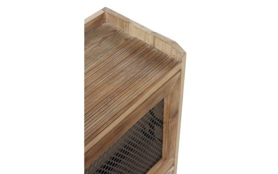 Mueble Zapatero 2 Puertas Basculantes Rustico Serie Ancosta