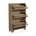 Mueble Zapatero 3 Puertas Rustico Forja Serie Ancosta
