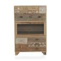 Mueble Zapatero 3 Puertas Rustico Forja Serie Ancosta