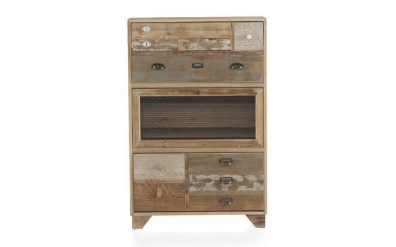 Mueble Zapatero 3 Puertas Rustico Forja Serie Ancosta