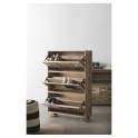 Mueble Zapatero 3 Puertas Rustico Forja Serie Ancosta